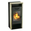 Kaminofen 'Yara' Sandstein schwarz 8,3 kW