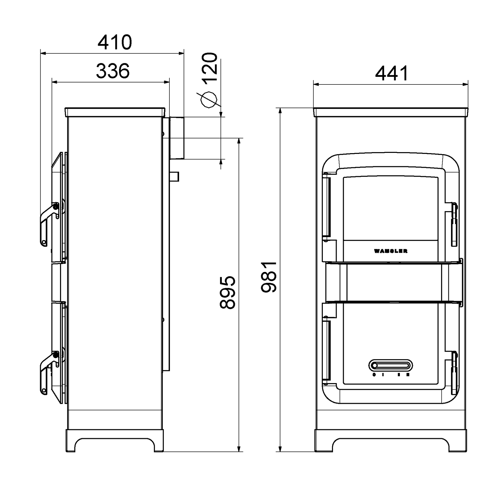 Raumheizer 'RH-8F' kaschmir 8,2 kW + product picture