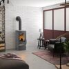 Kaminofen 'Reno R II' Stahl/Speckstein 6 kW