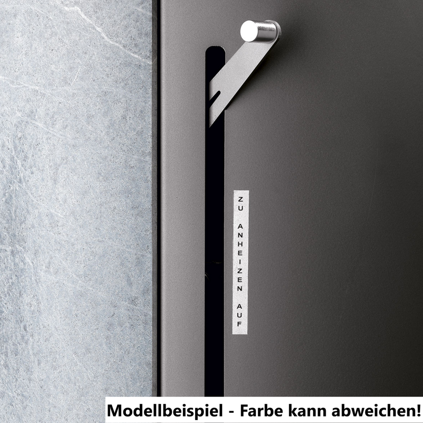 Schieberegler zum Anheizen des Kaminofens