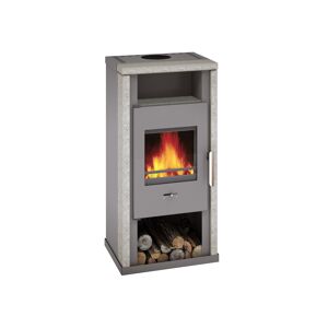 Kaminofen 'Yuna' Naturstein grau 6,1 kW