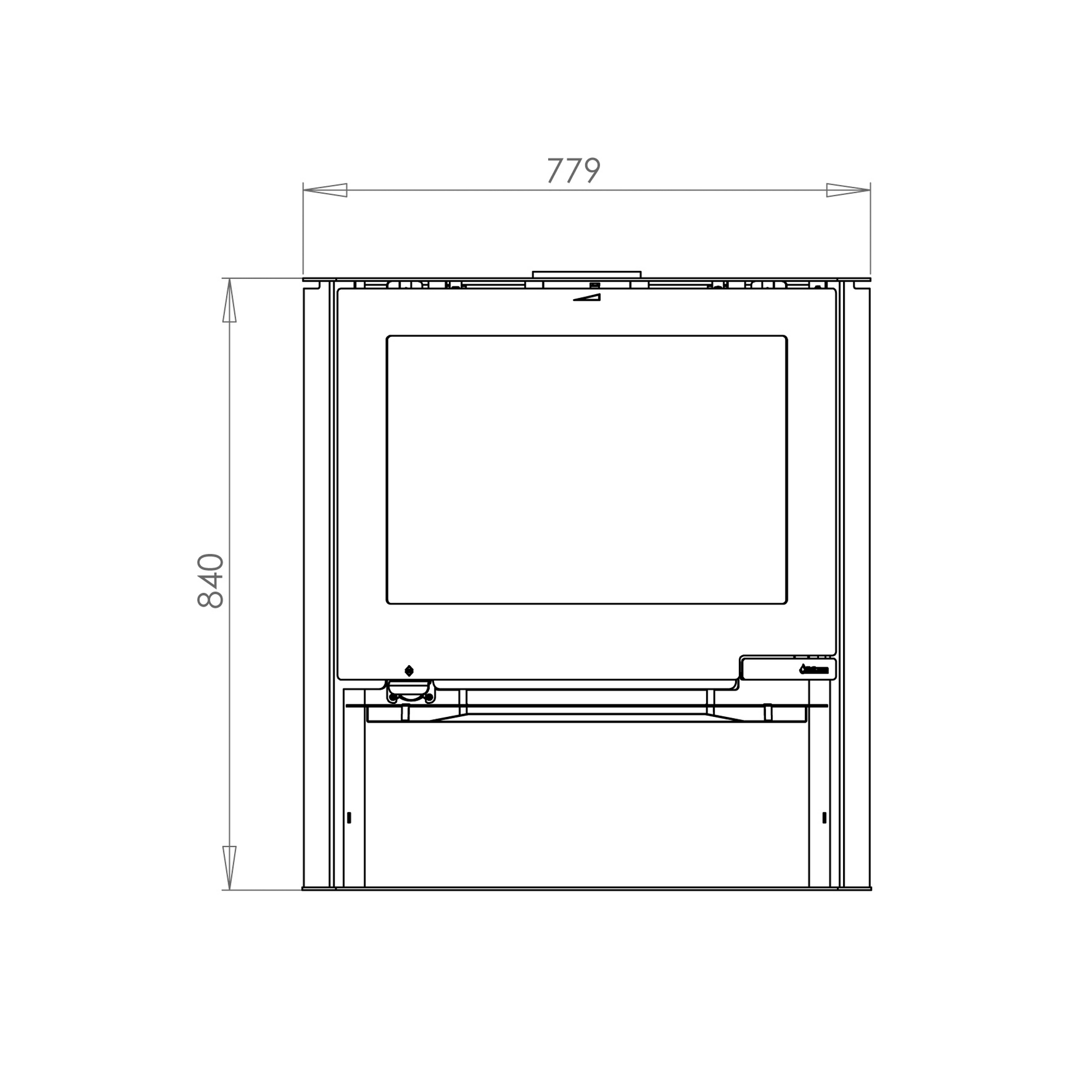 Kaminofen '15.2' Stahl 6,5 kW + product picture