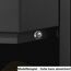 Nahaufnahme des Türgriffs vom Kaminofen Usedom 5 D Speckstein