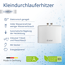 Kleindurchlauferhitzer Saniself 'KDE'
