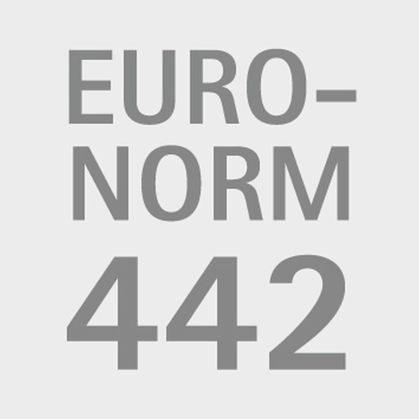 Schriftzug Euro-Norm 442