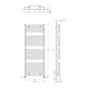 Heizkörper Design Europa 1535 x 600 mm weiß