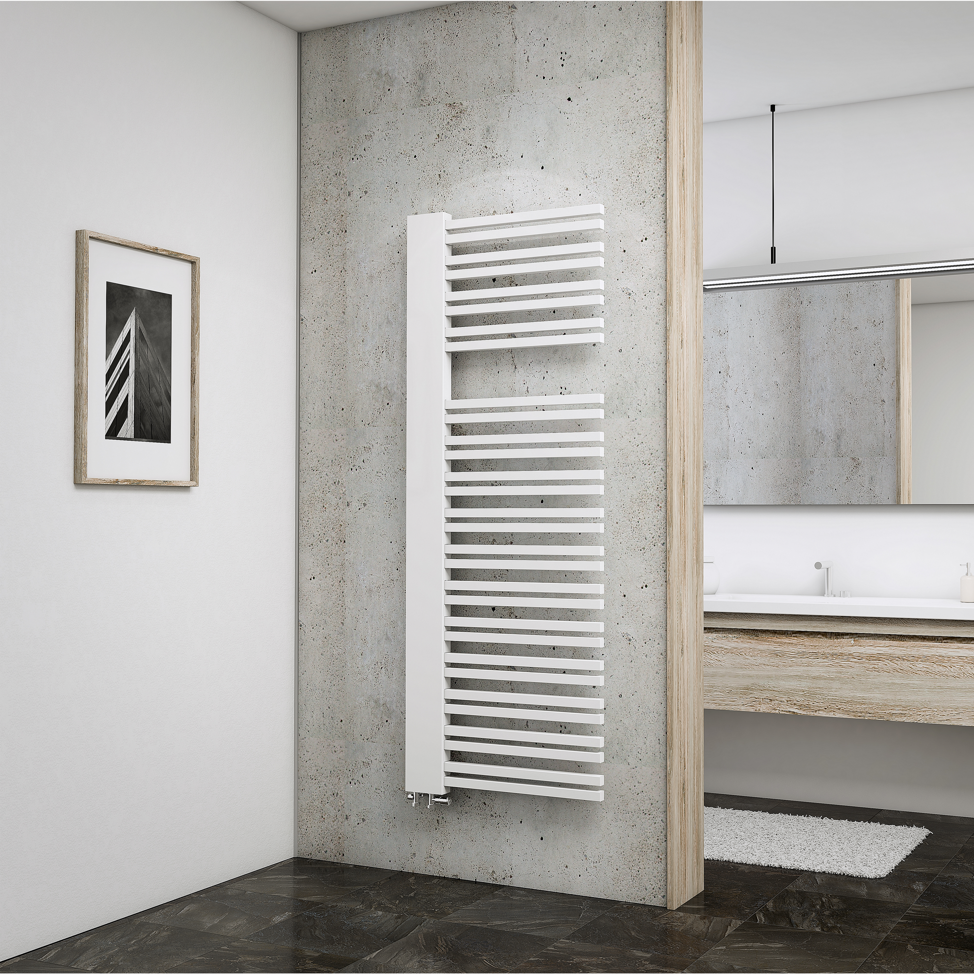 Schulte Heizkörper 'Bologna' links, weiß, 161 x 60 cm ǀ toom Baumarkt