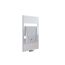 Handtuchhalter Turin alpinweiss mit Handtuch