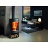 Kaminofen 'Oval' schwarz/metallic 8,7 kW