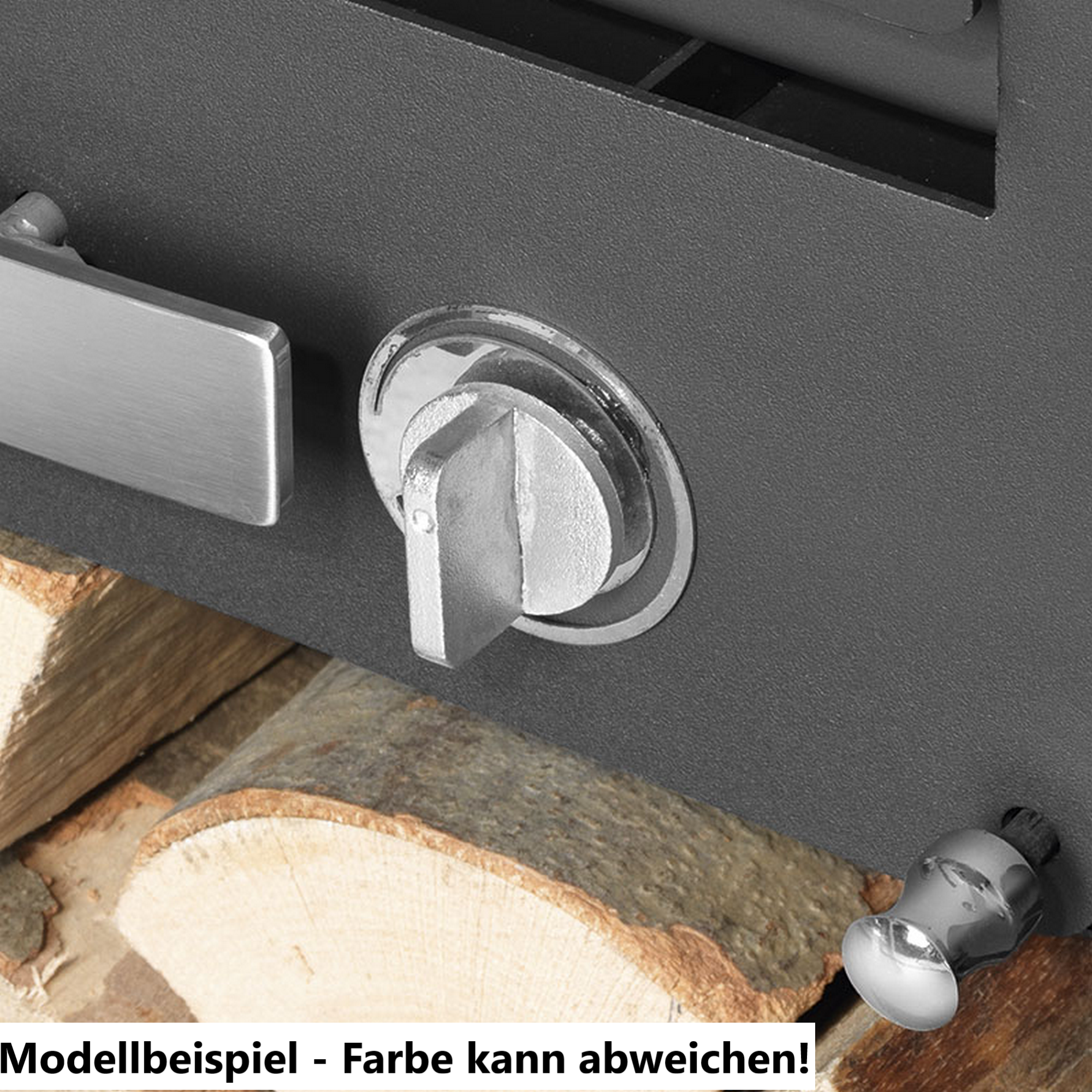 Kaminofen 'Frisco 2.0' Stahl/Sandstein 5,5 kW + product picture
