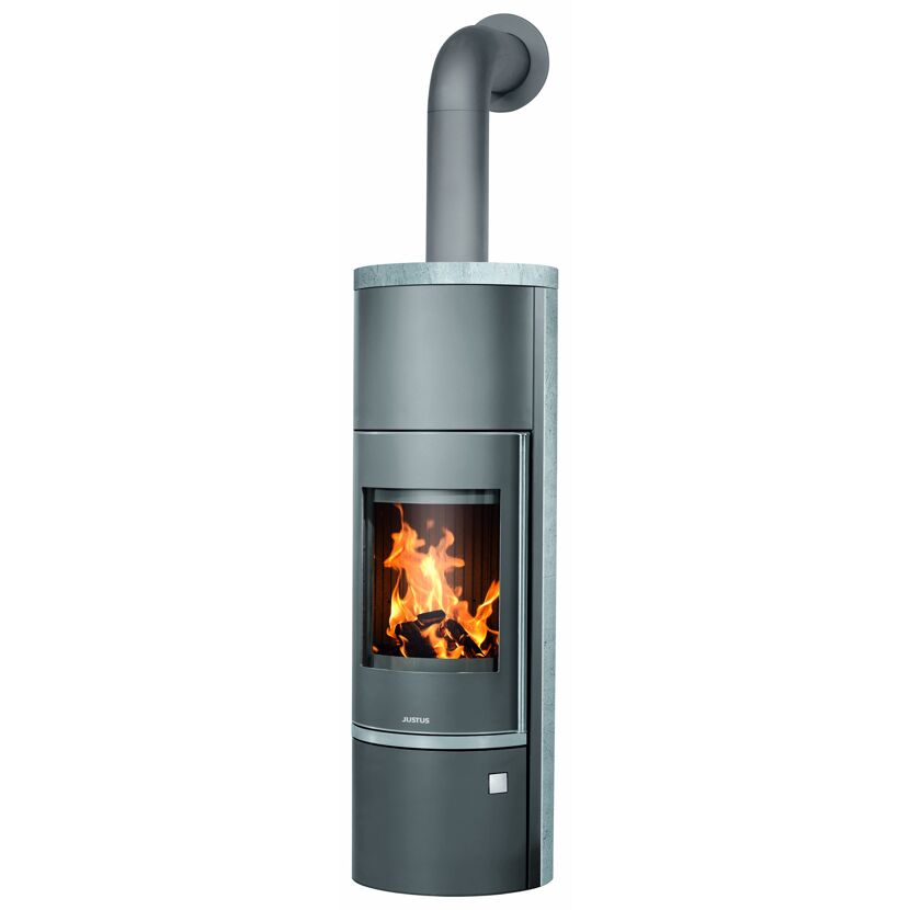 Kaminofen 'Faro Aqua 2.0' wasserführend Stahl/Speckstein 8,5 kW