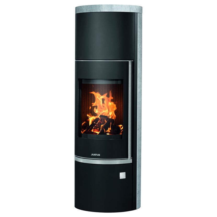 Kaminofen 'Faro Aqua 2.0' wasserführend Stahl/Speckstein 8,5 kW
