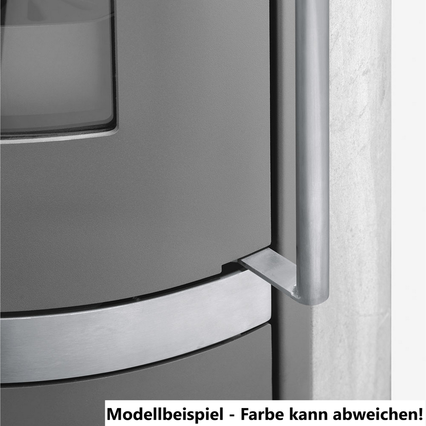 Kaminofen 'Faro Aqua 2.0' wasserführend Stahl/Sandstein 7 kW