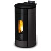 Pelletofen 'Globe' Stahl schwarz 10,5 kW