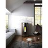 Pelletofen 'Globe' Stahl schwarz/braun 10,5 kW