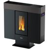 Pelletofen 'Moon' Stahl schwarz 10 kW