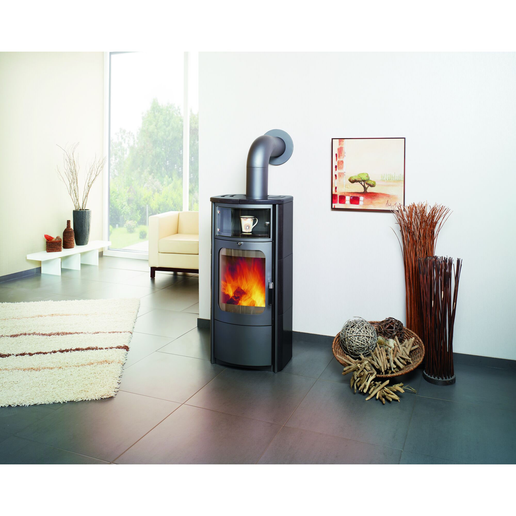 Kaminofen Opera B schwarz 7KW