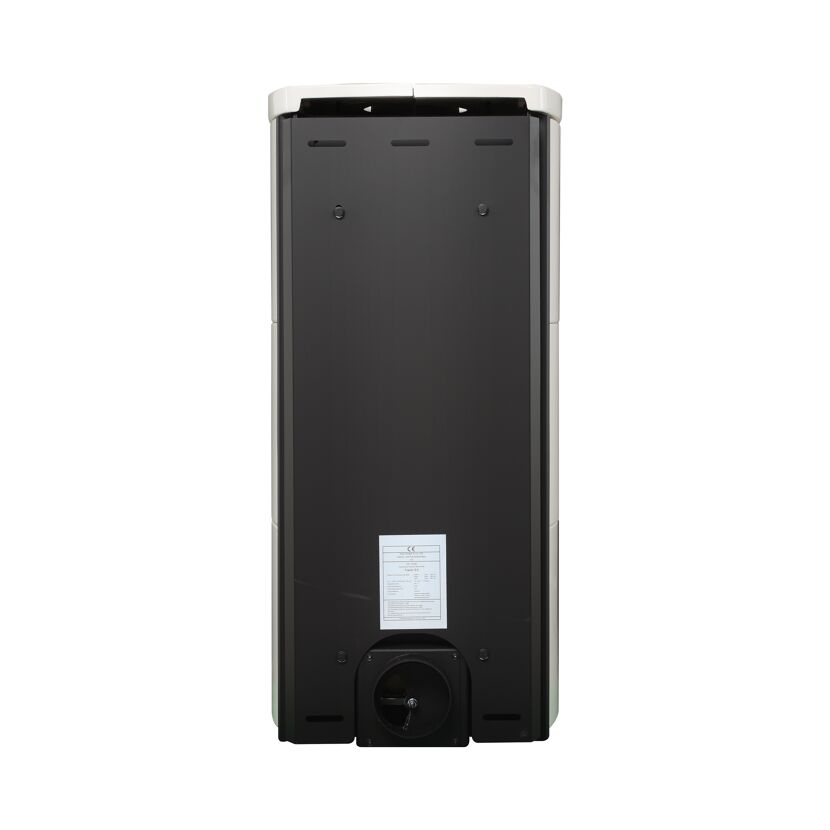 Kaminofen 'Tiamo EX' Kacheln/Vermiculite schwarz/weiß 6 kW