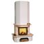 Kaminofen 'Aspen I' Marmor/Schamotte weiß/beige 8 kW