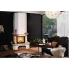 Kaminofen 'Aspen I' Marmor/Schamotte weiß/beige 8 kW