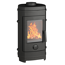 Kaminofen 'Rocky' schwarz 7 kW