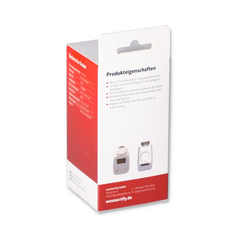 Verpackung des programmierbaren HK-Thermostats