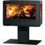 Kaminofen Harmonie Trivision Eco mit Feuer