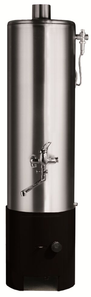 Badeofen 'z100' 100 l sibern-schwarz