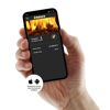 Hand hält Smartphone mit Aduro App für iOS und Android