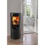 Aduro H3 LUX Hybridofen mit brennendem Feuer
