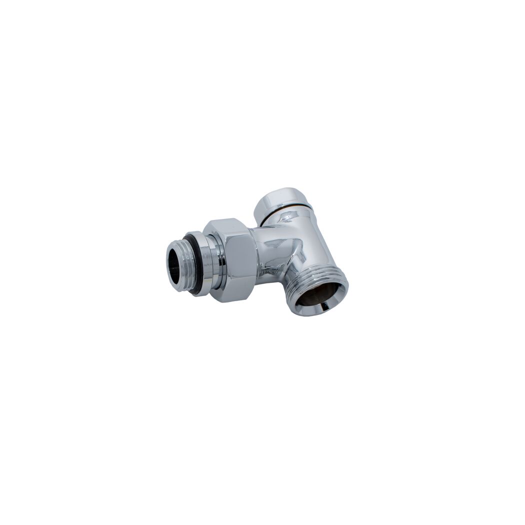 Thermostatventil-Set 'Eck' 1/2" chrom