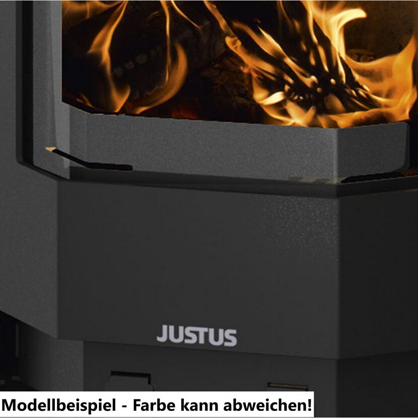 JUSTUS Kaminofen Udedom mit Feuer