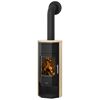 Kaminofen Udedom W 2.0 Sandstein mit Feuer