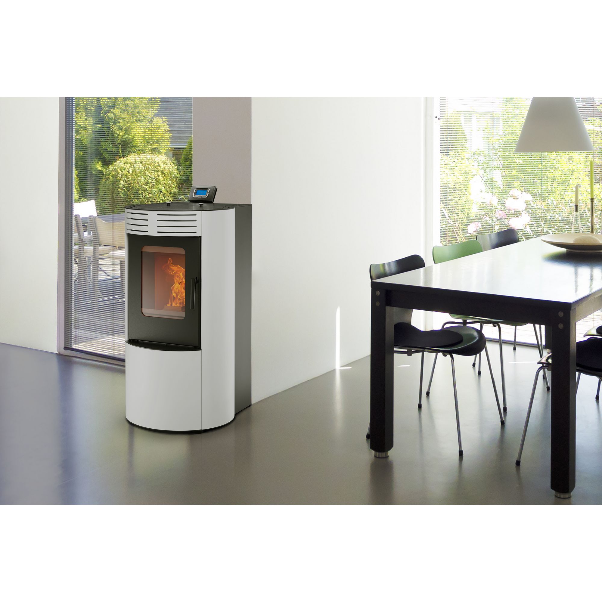 Pelletofen 'Ovale Smart' Stahl 9 kW + product picture
