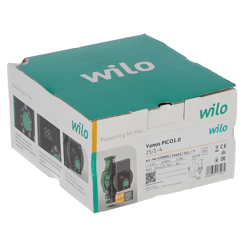 Wilo Yonos PICO 1.0 Heizungspumpe in Verpackung