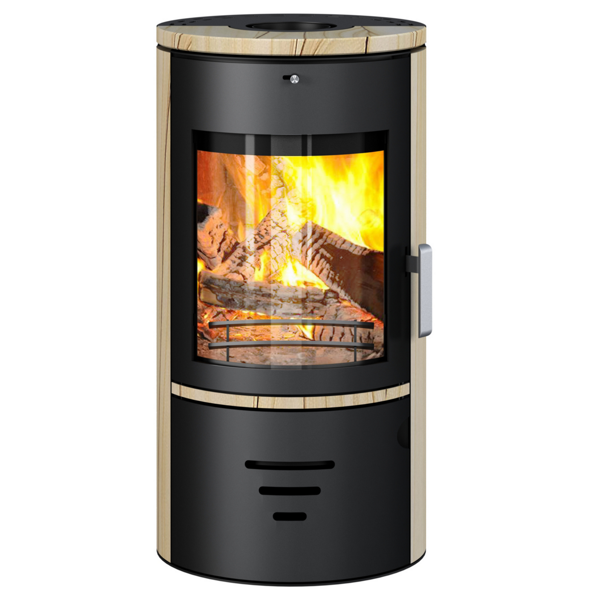 Kaminofen 'Tifano STS' schwarz/beige 6,5 kW + product picture