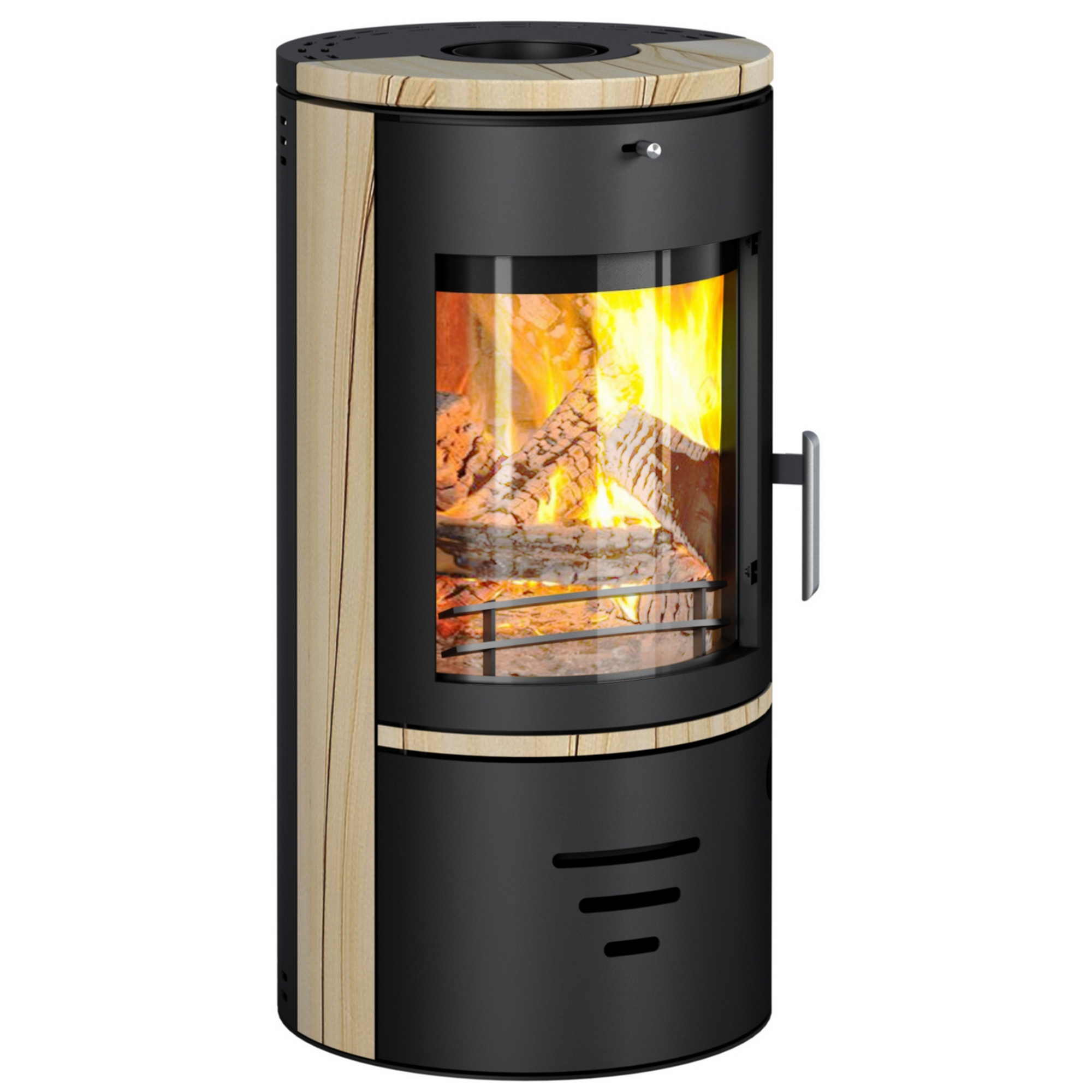 Kaminofen 'Tifano STS' schwarz/beige 6,5 kW + product picture