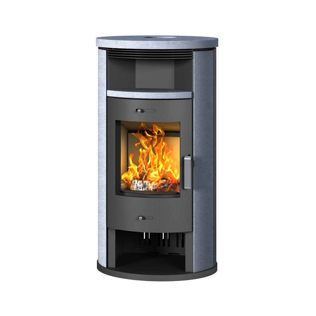 Kaminofen 'Verona II 3.0 GTS' anthrazit/grau 7,5 kW