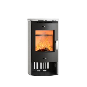 Kaminofen 'Nyborg 3.0' schwarz/weiß 7,5 kW