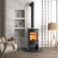 Kaminofen 'Nyborg 3.0' schwarz/weiß 7,5 kW