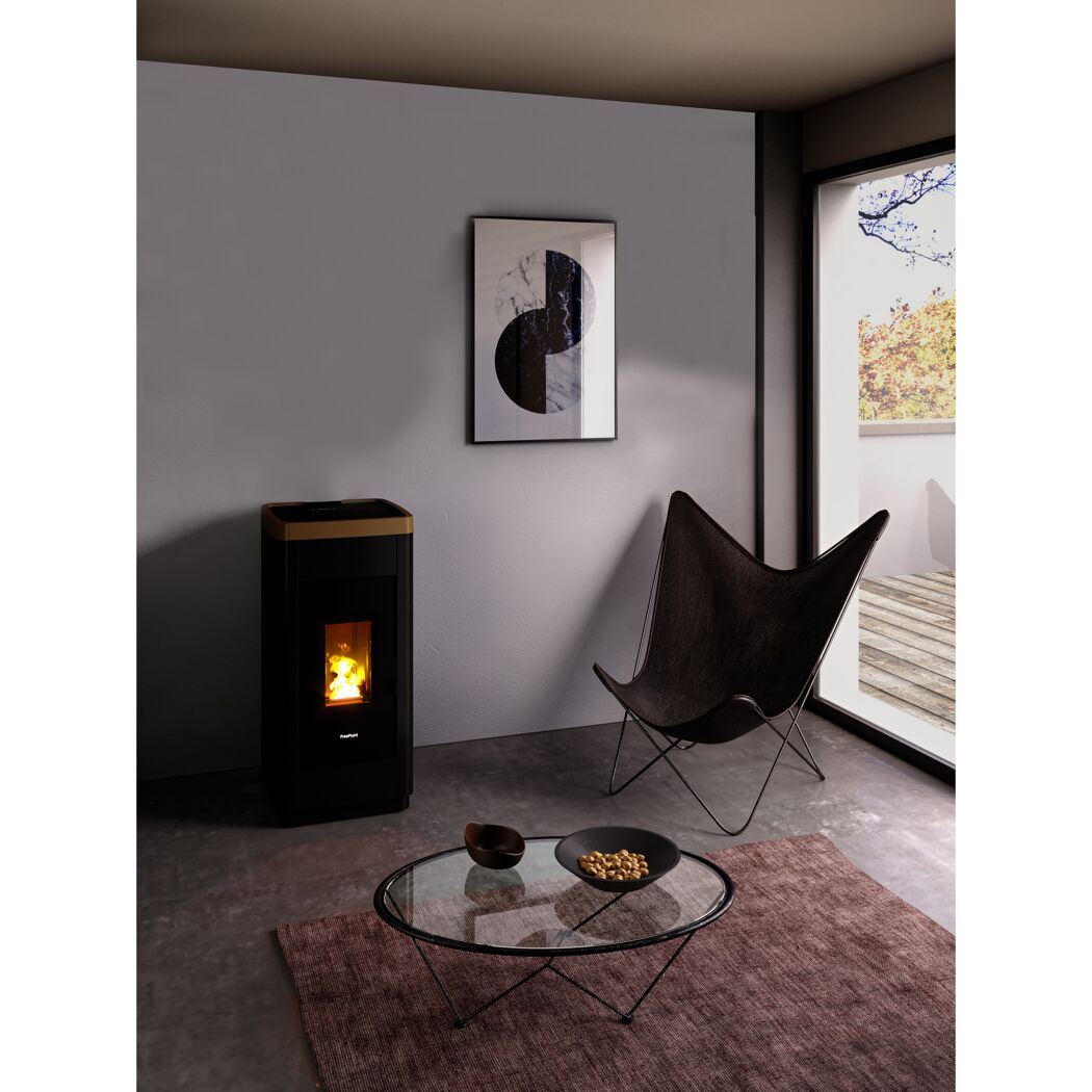 Pelletofen LIFE 9 dark gold