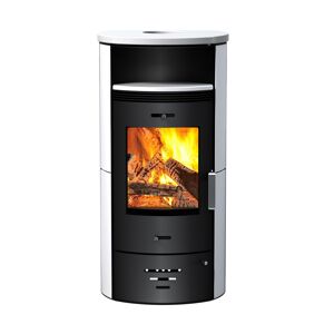 Kaminofen 'Casablanca 3.0 CTS' weiß/schwarz 7,5 kW