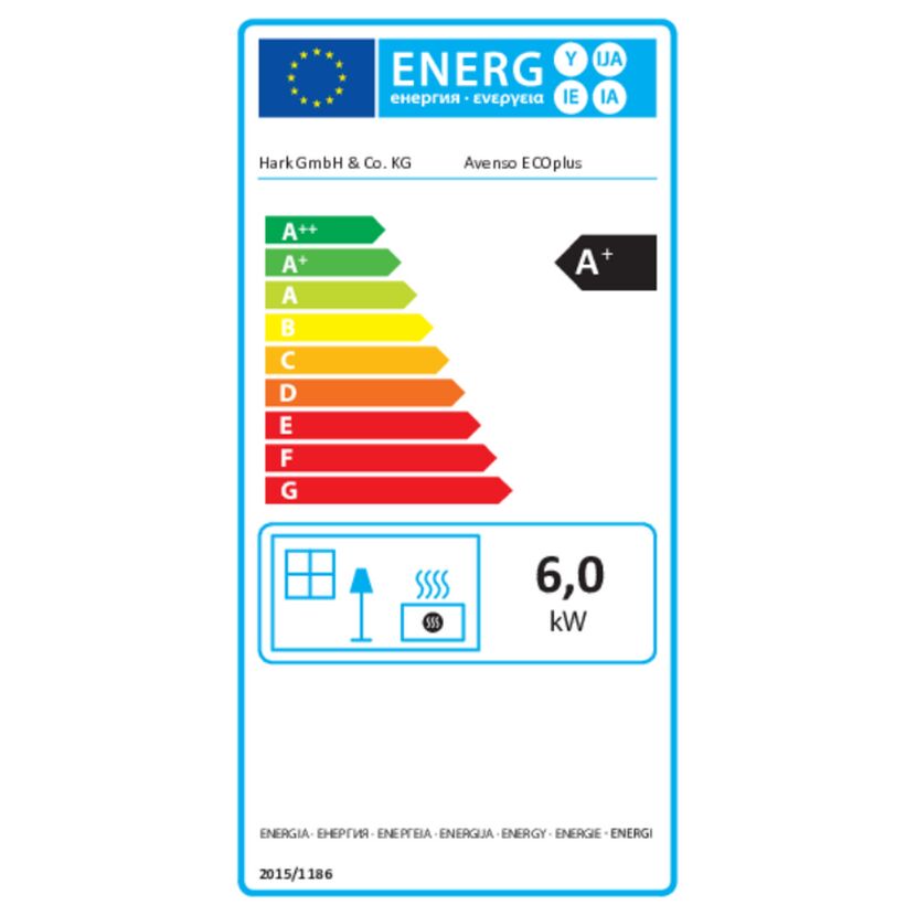 Kaminofen 'Avenso GT ECOplus' titan/bordeauxrot 6 kW