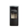 Schwarzer Kaminofen Vito WW GT8,4 KW Naturstein