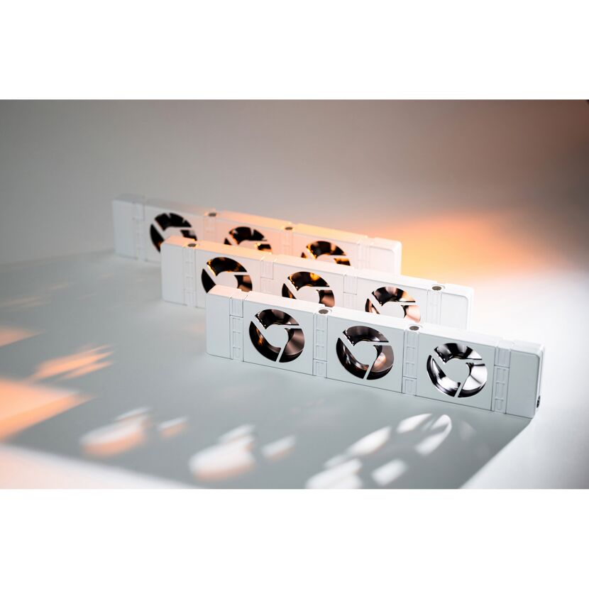 Drei HK-Ventilatoren nebeneinander.