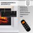 Elektrokamin mit Fernbedienung