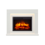 Verkleinertes Bild von Elektro-Standkamin 'Elektra' weiß 2000 W, 3D-Flammeneffekt Fernbedienung 100 x 78,9 x 25,8 cm