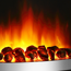 Verkleinertes Bild von Elektrische Kamineinheit 'Cosmo' chromfarben 2000 W, 3D-Flammeneffekt Fernbedienung 51 x 60,5 x 19,7 cm