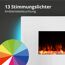 Elektrischer Kamin mit Farbwahl