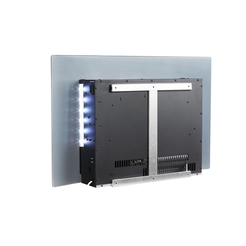 Elektrokamin Rückansicht